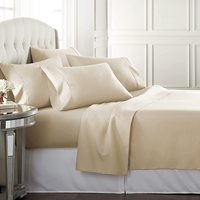 Parures de draps de qualité hôtelière 200TC 100% coton, jetables, motifs floraux/animaux/feuilles, draps plats et ajustés pour la maison et l'hôtel
