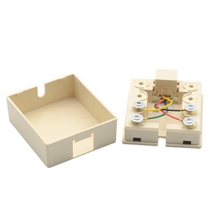 Boîtier <span class=keywords><strong>de</strong></span> montage sous-face réseau Cat.3 à port unique RJ11 comme boîtier <span class=keywords><strong>de</strong></span> Jack Keystone Connecteur RJ11 6P4C Boîte montée en surface - Product Image 1