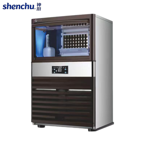 Machine à glace pilée commerciale tout-en-un 220V, capacité de 120kg de glaçons, broyeur automatique, pour fondue, sashimi, fruits de mer, supermarché - Product Image 3