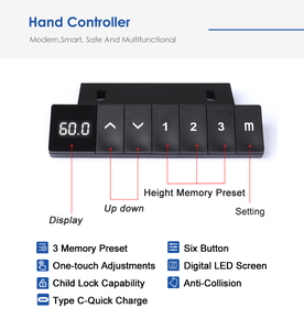 2bf3a văn phòng Phúc âm emancipate Ergonomic điện chiều cao có thể điều chỉnh máy tính ngồi đứng đứng bàn cho nhà văn phòng - Product Image 5