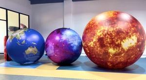 Personalizado gigante inflable <span class=keywords><strong>Planeta</strong></span> Tierra inflable Luna Marte sol Júpiter Venus Mercurio Saturno Urano <span class=keywords><strong>Neptuno</strong></span> con luces LED - Product Image 5