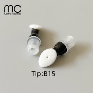 T201+B15 2ml 2.3ml Lápiz Cosmético Transparente Vacío para Aceite de Cutícula, Lápiz Labial Líquido y Brillo Labial, con Aplicador de Esponja Giratorio - Product Image 2