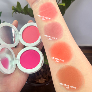 Poudre matte sans marque à haute teneur en pigment blush sans cruauté aux végétaliens de marque privée poudre de blush aux couleurs vives - Product Image 3