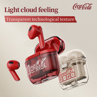 Écouteurs sans fil Coca-Cola T36S semi intra-auriculaires avec son HD ENC, écouteurs confortables