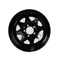 Jante en acier 16x6J 6x139.7 CB110 ET0 pour Nissan Patrol Y61, jante de remorque tout-terrain robuste