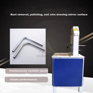 Machine de polissage automatique de tuyau de coude de polisseuse de tube rond d'acier inoxydable - Product Image 3