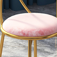 Table de maquillage Portable en cuir/velours pour Salon de manucure, chaise de coiffeuse pour Salon, chambre à coucher
