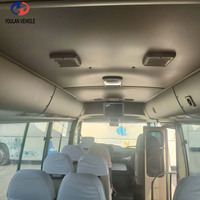 Mini-bus d'occasion Toyota Coaster 15-30 places, moteur diesel 15BFT, fiable et durable, vente chaude en Chine