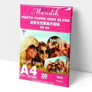 Carta Patinata Premium A4 180g ad Alta Lucentezza per Inchiostro a Base di Coloranti - Product Image 2