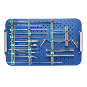 Premium Quality Large Fragment Surgery Instrument Set With Needle Holder And Implant <b>Drill</b> <b>Guides</b> Orthopedic Surgical Large Frag - Product Image 3