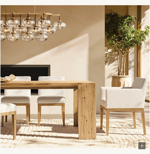 Mesa de Comedor Moderna de Madera Maciza de Roble - Product Image 6