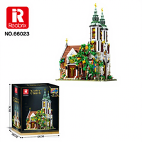 Reobrix 66023 2025 Nuevo Modelo MOC Big Street View, Rompecabezas, Juguetes Educativos DIY para Niños, Regalo para Niños, 3306 Piezas, Juego de Bloques de Construcción