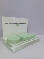 Stands Display Headset Bluetooth Akrilik dengan Lampu LED Merk HONGZHAN Model HZ0079 untuk Aksesoris Ponsel Elektronik