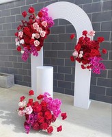 IFG Nouveautés Arrivées Arche de Fleurs Rose Bonbon pour Décoration de Mariage et de Fête
