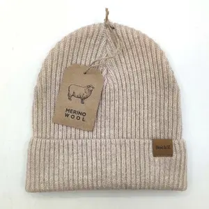 Cappello da Toque in lana Merino Unisex cappello da esterno in maglia berretto per uomo e donna in ambiente urbano rurale abbigliamento biologico