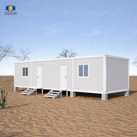 CGCH Maison Modulaire Préfabriquée de Luxe à Deux Chambres pour Hôtel, Bungalow ou Grande Maison Conteneur en Zone Désertique