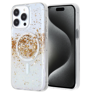 KINGSOUL Strong Magnet <b>Wireless</b> <b>Charging</b> TPU Shockproof Phone <b>Cases</b> Glitter Design for Multiple Brands-Mobile Phone <b>Cases</b> - Product Image 4