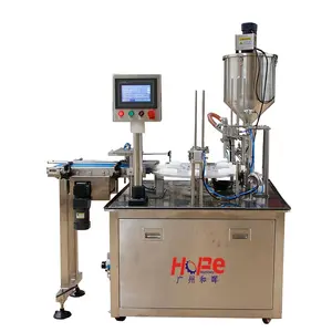 Automatic Yogurt Plastic Cup Filling And Sealing Packing Machine Curd Milk Pods Packaging Line