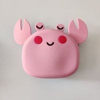 Porte-monnaie personnalisé en silicone portable pour enfants, motif animal, fermeture éclair, petit sac à monnaie, pochette à pièces résistante à l'eau