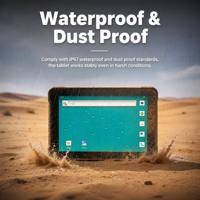 Tablette embarquée Android haute luminosité 1200 Nits avec écran intégré et entrées caméra AHD pour la sécurité minière