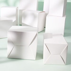 Caja Rectangular de <span class=keywords><strong>Cartón</strong></span> Blanco para Regalo y Caja Sorpresa, Embalaje Artesanal para Velas de Aromaterapia y Difusores de <span class=keywords><strong>Piedra</strong></span> - Product Image 3