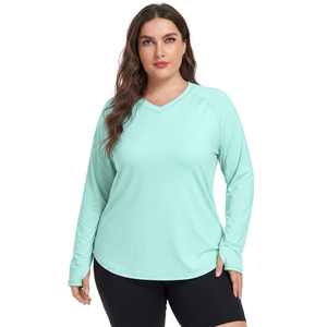 Custom Factory <b>Women</b> Skinny Polyester Fighting BJJ Jiu Jitsu <b>Rashguard</b> Tees Long Sleeve Compression Training Sweatshirt UPF50+ - Product Image 2