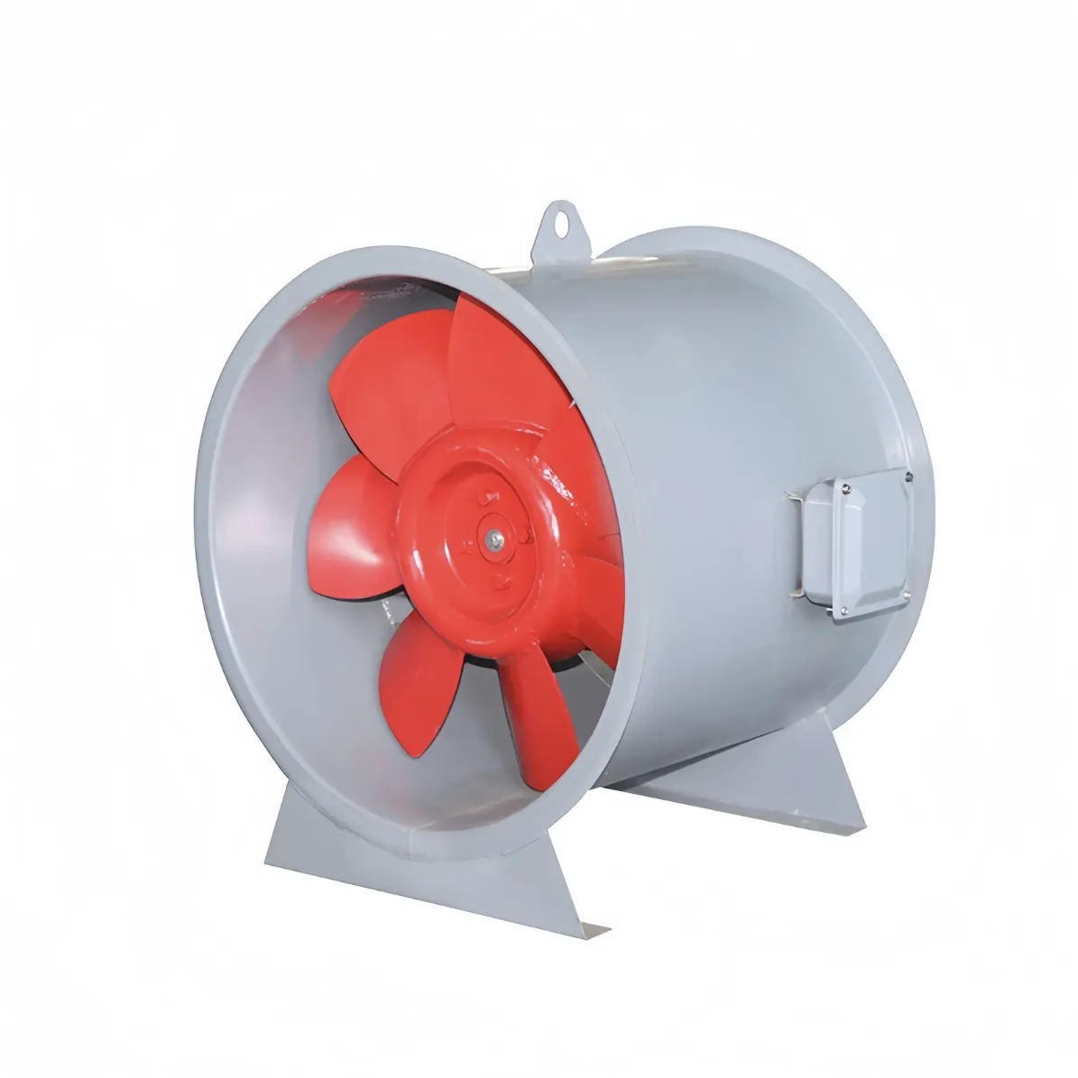 Ventilateur d'extraction de fumée axial industriel Ventilateurs à flux axial élevé en fonte AC en alliage d'aluminium galvanisé en tôle à haut débit d'air