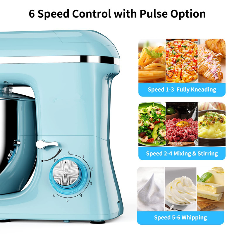 Strongsen 5 в 1 многофункциональная кухонная техника Кухонная вспомогательная стойка Миксер с блендером и мясорубкой 5 л нержавеющая сталь