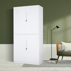 2025 nuevo diseño moderno, armario de oficina de Metal de acero blanco, armario de almacenamiento de archivos, archivador para el hogar, oficina, escuela, uso en Hotel - Product Image 4