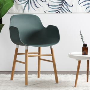 Commercio all'ingrosso mobili di alta qualità a buon mercato comodo ristorante moderno bracciolo trasferimento di calore in metallo gambe sedia da pranzo - Product Image 4