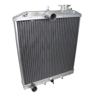 2-Reihiger CIVIC Wasserkühler aus Aluminium, Passend für Honda Civic 92-00, Auslass/Einlass - Product Image 2