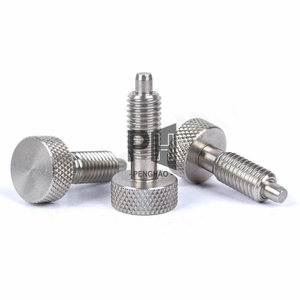 M6/8/10/12/16 thép không gỉ mùa xuân vít bu lông Knurled chỉ số plungers kim loại tự khóa chỉ số plungers pins - Product Image 1