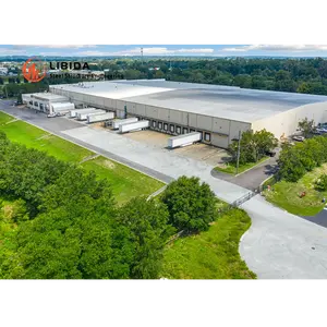 Hoogwaardige Leverancier Van Geprefabriceerde Stalen Structuur Opslag Hangar Galpones Metalicos/Staalconstructie Gebouwen