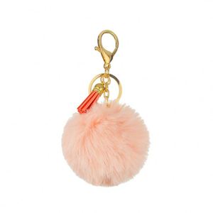 2026 New Color Fresh Tassel Imitation Rex <b>Rabbit</b> Fur Ball Handmade Key Chain Pendant Ladies Bag Ornaments Creative Tote Pendant - Product Image 5