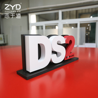 Haute transparence cristal clair acrylique lettres verre comme apparence pour les présentoirs de détail de luxe Showroom décor et centres de spa