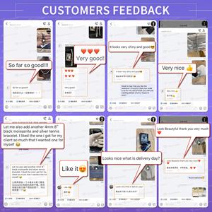 Hip Hop 2-6mm Men Women 925 Sterling Silver Rhodium Plated GRA Certified Brilliant Cut <b>Moissanite</b> Diamond Tennis <b>Chain</b> Bracelet - Product Image 5