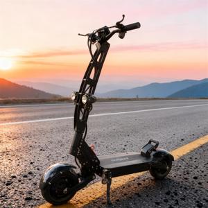 Trottinette électrique tout-terrain Geofought R6 60V 6000W avec pneus à vide de 11 pouces, double moteur, pour adultes, pour les loisirs et les voyages en plein air - Product Image 1