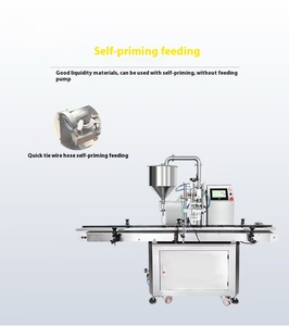 Machines de remplissage cosmétiques à grande vitesse Crème pour le visage Shampooing en latex Gel Eau minérale Flacon d'eau de rose Piston Machine de remplissage de miel - Product Image 6