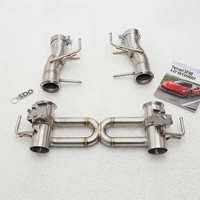 Tuyaux d'échappement de performance SDO Racing pour Ferrari SF90 4.0T V8 2019+ en acier inoxydable Catback avec commande de soupape OEM