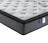 Matelas à ressorts hybride de massage ventilé hypoallergénique silencieux en mousse à mémoire de forme