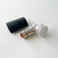 Câble d'antenne flexible 1/2 pouce, câble d'alimentation, fil électrique étanche, connecteur coaxial RF à angle droit DIN 7/16 mâle à pince