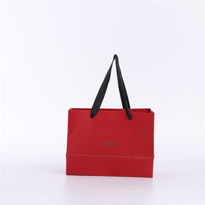 Sac en papier pour Shopping de luxe, impression personnalisée Oem, pas cher, avec votre propre Logo imprimé, 100 pièces - Product Image 2
