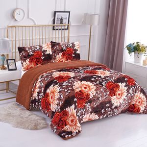 Juego <span class=keywords><strong>de</strong></span> ropa <span class=keywords><strong>de</strong></span> cama <span class=keywords><strong>de</strong></span> lujo, acolchada colcha <span class=keywords><strong>de</strong></span> tamaño king, edredón <span class=keywords><strong>de</strong></span> doble cara - Product Image 2