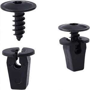 Para Volkswagen Audi Skoda Porsche: Placa Protectora de Motor, Base de Tornillos, Guardabarros, Revestimiento Interior, Clip N90974701, Plástico, Nylon, Hierro, POMPP - Product Image 1