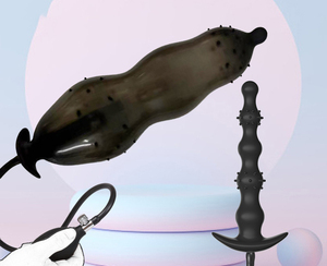 Enorme Tapón Anal Inflable de Juguete, Dilatador Vaginal, Anal y de Próstata - Product Image 1