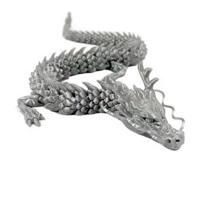 En gros 3D Imprimé Dragon Jouet Modèle Joint Mobile <span class=keywords><strong>Fish</strong></span> <span class=keywords><strong>Tank</strong></span> Paysage Décoration Artisanat Création Cadeau Figurines Enfants - Product Image 2