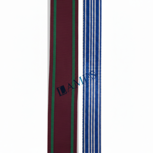 OEM Usine entière service personnalisé ruban bande uniforme accessoires haute qualité personnalisé grade Moir médaille ruban - Product Image 1