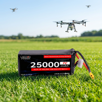 Аккумуляторная батарея Leadyo 22.2V 25000mAh 6S 7C 10C LiPO твердотельного типа, высокой емкости, для VTOL БПЛА, тяжелых дронов, с разъемом XT90/XT60, 1.6 кг