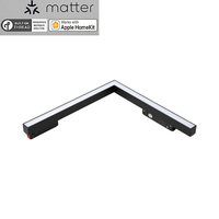 Projecteur LED Magnétique Intelligent Blanc 90° – Design Minimaliste, Contrôle par Application, Compatible Matter Thread pour Système Apple Home