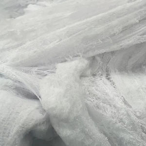 לבן 100% כותנה חוט פסולת ספינינג פסולת טקסטיל כותנה גרוטאות עבור ניקוי שמן - Product Image 5